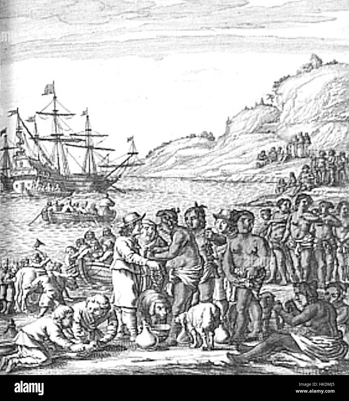 Flotta di Montmorency guidato da Augustin de Beaulieu 1619 1622 Foto Stock