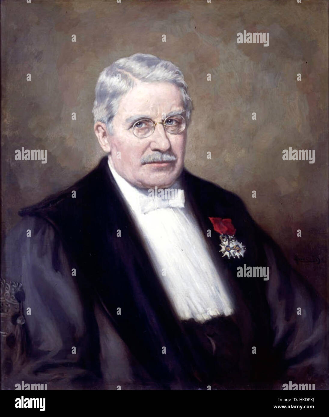 Un ritratto o un'opera d'arte di J.F. Niermeijer-Gabrielse, che mostra l'approccio dell'artista alle tecniche classiche e ai temi storici nella pittura o nel disegno. Foto Stock