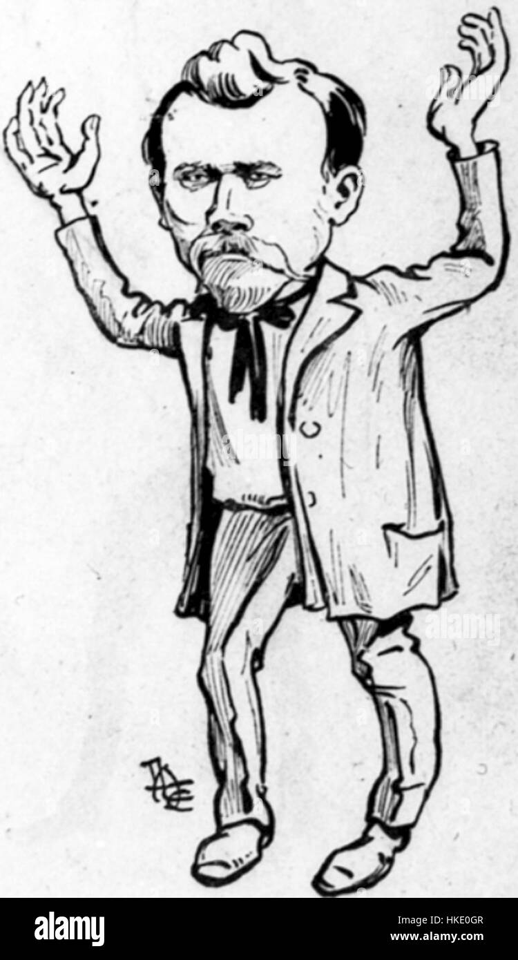 "Karikatura" di Bulat Andrey è un'opera d'arte in stile caricatura che fonde umorismo con tecniche artistiche. Il dipinto cattura l'essenza della satira attraverso schizzi dettagliati e dipinti ad olio, fornendo una visione del contesto storico dell'artista. Foto Stock