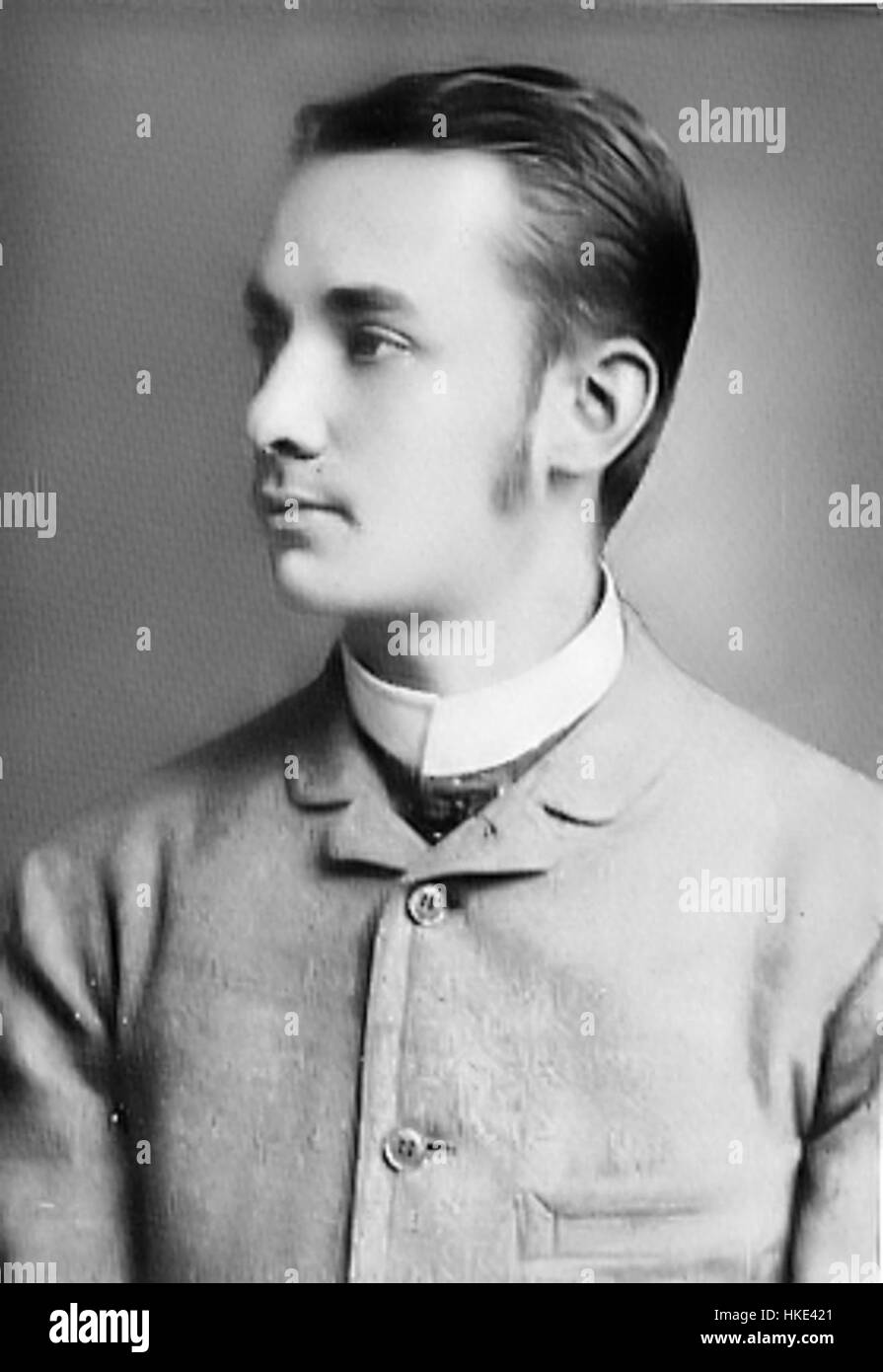 Un dipinto di Gustav Meyrink, noto per il suo stile artistico unico che fonde temi storici con elementi surrealisti. L'opera riflette l'approccio distintivo di Meyrink all'espressione artistica e alla narrazione. Foto Stock