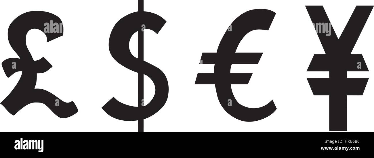 Più importanti valute monetarie sul mondo. Le misure più importanti da adottare per stabilizzare la moneta. Illustrazione Vettoriale