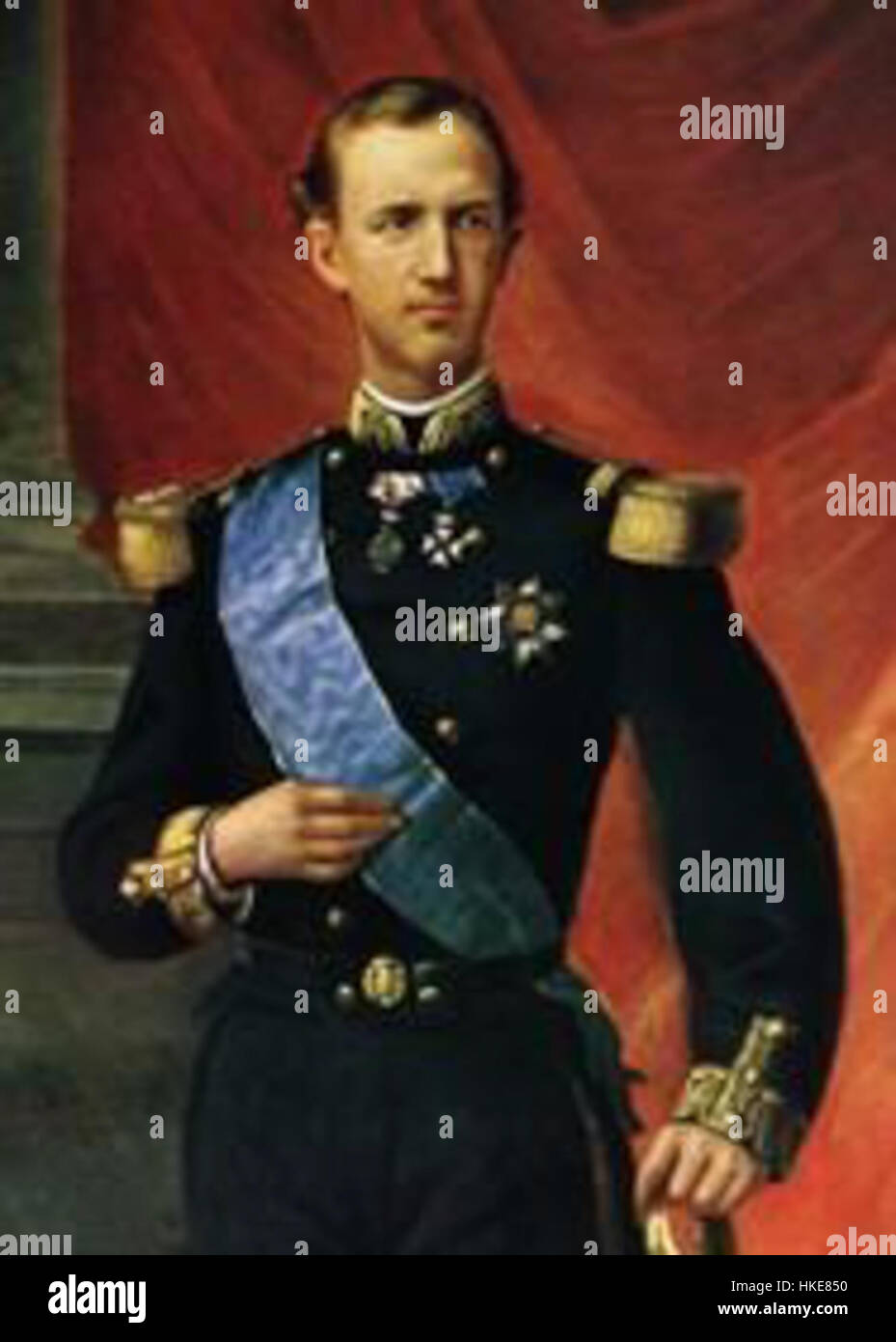 Re Giorgio I di Grecia 1864 piccola Foto Stock