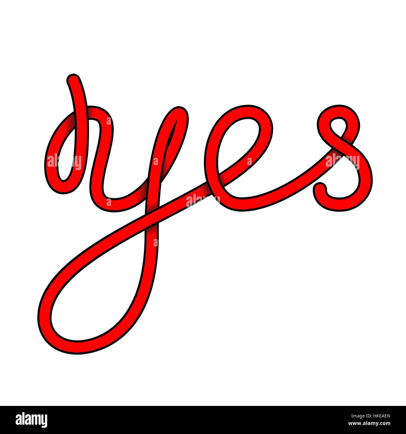 Nessuna parola mano-scritte calligraphy. vettore di scritte. Illustrazione Vettoriale