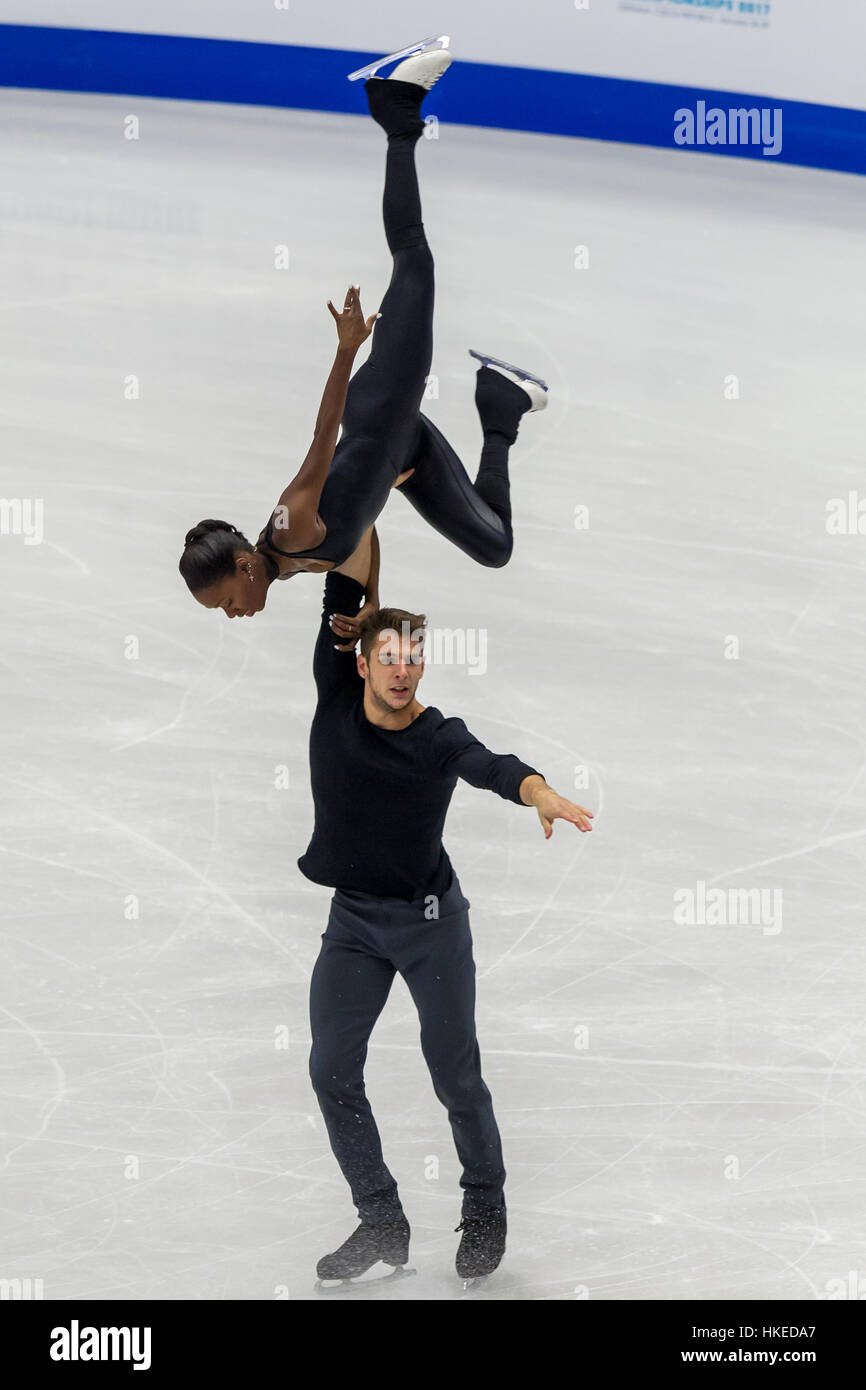 Vanessa James, Morgan Cipres Foto Stock