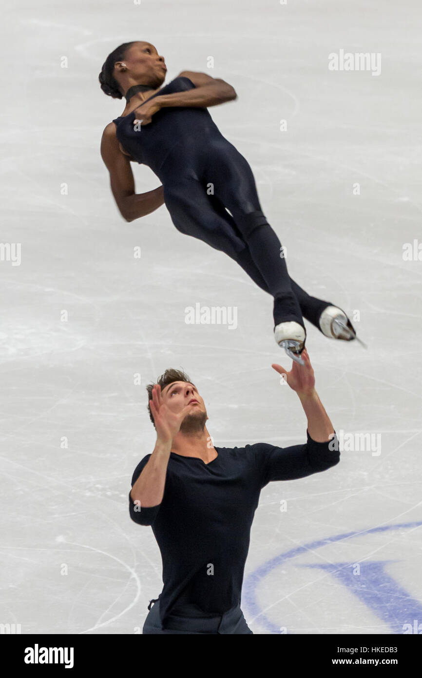 Vanessa James, Morgan Cipres Foto Stock