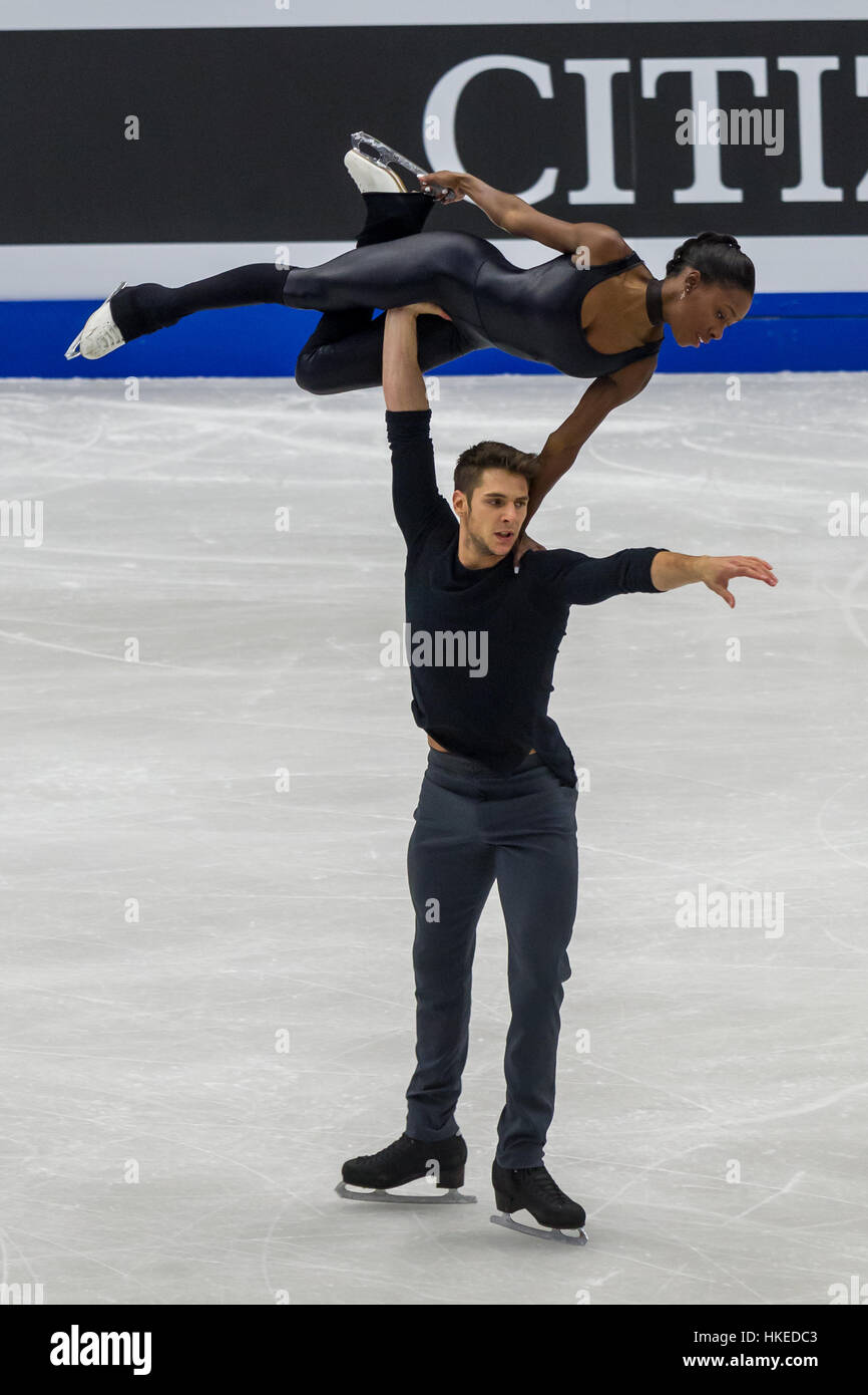 Vanessa James, Morgan Cipres Foto Stock