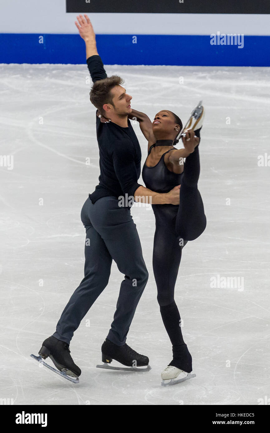 Vanessa James, Morgan Cipres Foto Stock