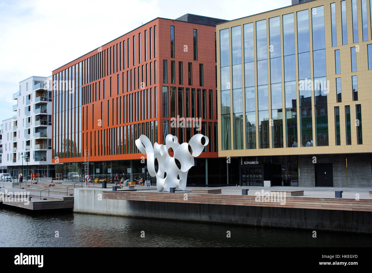 La Svezia. Malmo. Architettura moderna nel centro della citta' Foto stock - Alamy