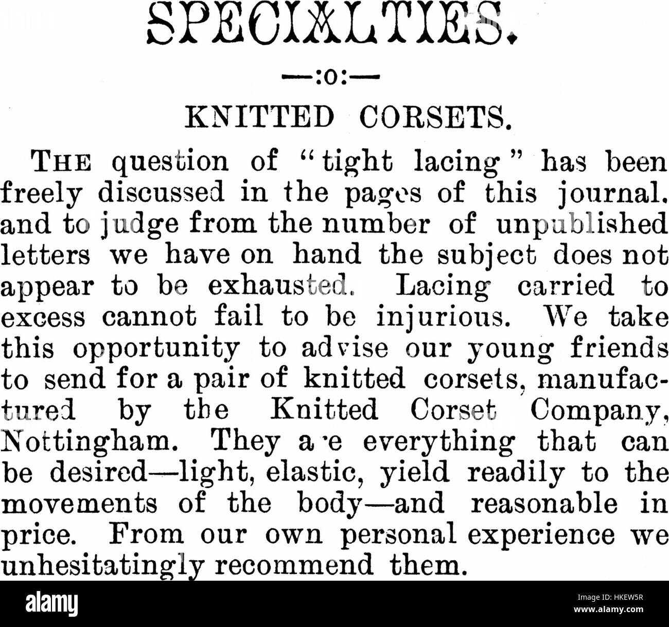 Un articolo del 1889 sulla rivista 'The Family Doctor', questa pagina parla di salute e pratiche mediche della fine del XIX secolo. Fornisce informazioni sui trattamenti comuni e consigli medici del tempo, offrendo uno sguardo sulla storia medica del periodo. Foto Stock