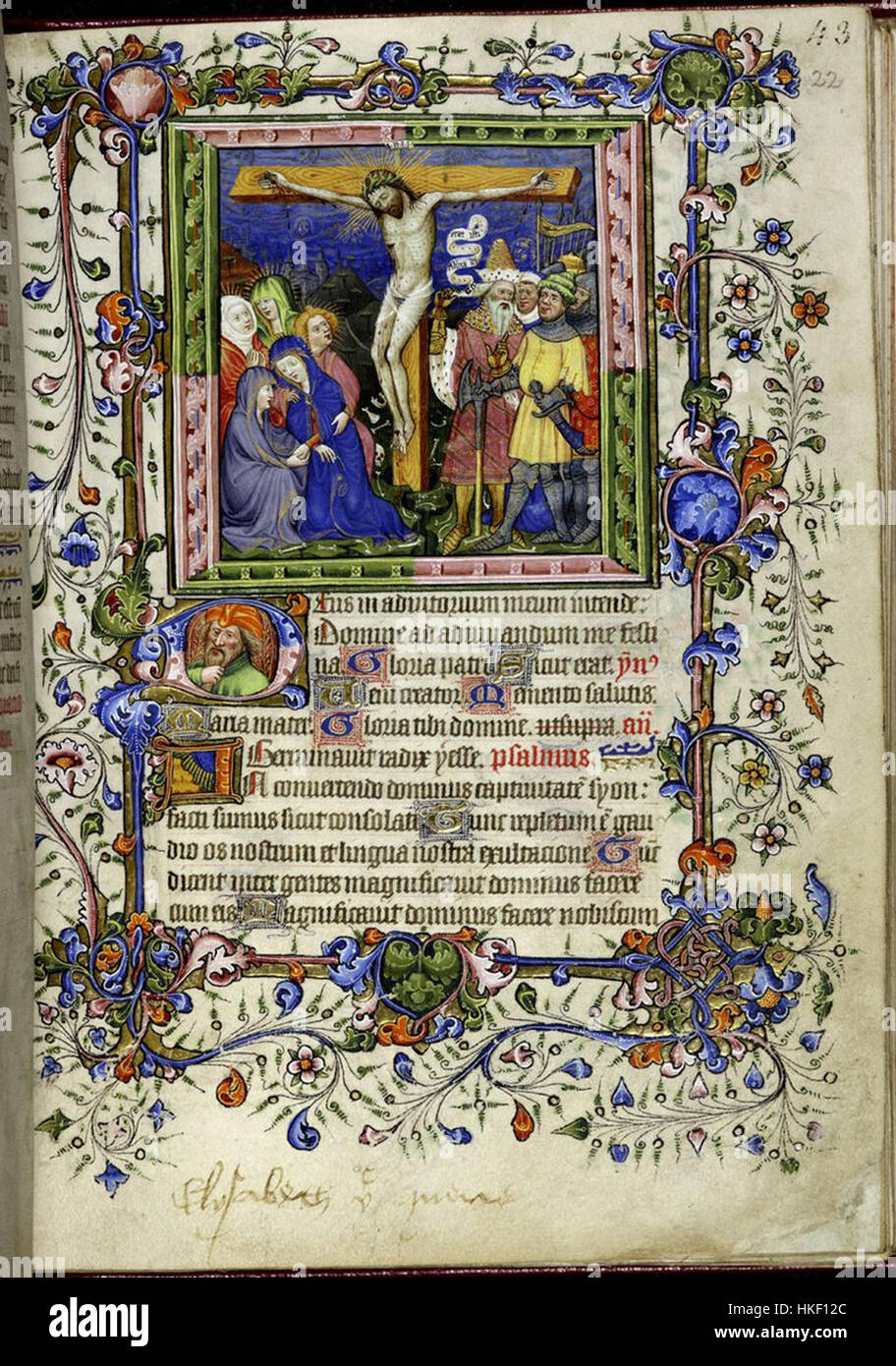 *BL MS Add 50001* è un manoscritto conservato dalla British Library, con testi e illustrazioni medievali miniati. Fornisce una prospettiva storica sulle pratiche religiose, la vita quotidiana e le tradizioni culturali del tempo. Foto Stock
