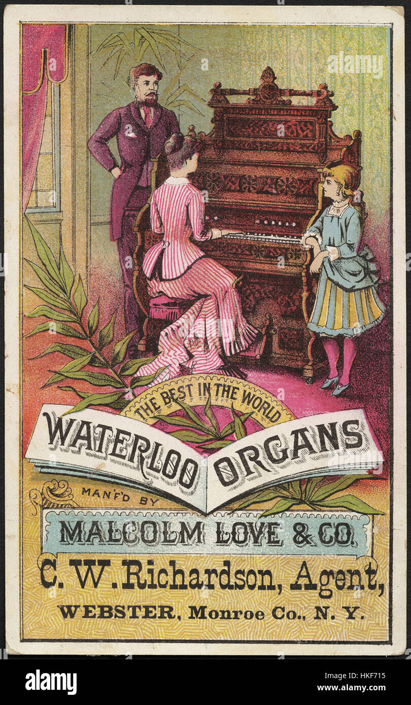 Organi di Waterloo. I migliori del mondo. (Anteriore) Foto Stock