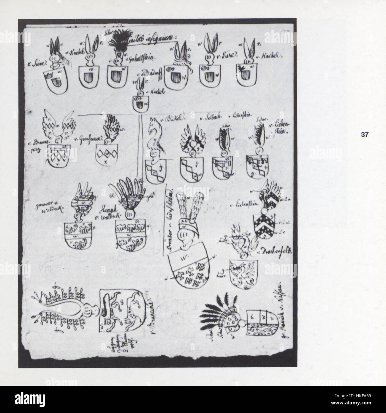 "Mainz Bodmann Zeichnung" è un disegno storico che raffigura una scena dei primi anni del XIX secolo proveniente da Magonza, Germania, catturando l'architettura e la vita quotidiana del periodo. Foto Stock