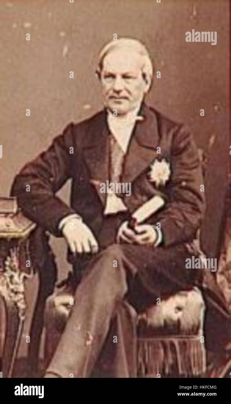 Pierre Magne (1806-1879) fu un importante statista e ministro francese durante il XIX secolo, noto per il suo ruolo nel primo panorama politico del secondo Impero francese. Foto Stock