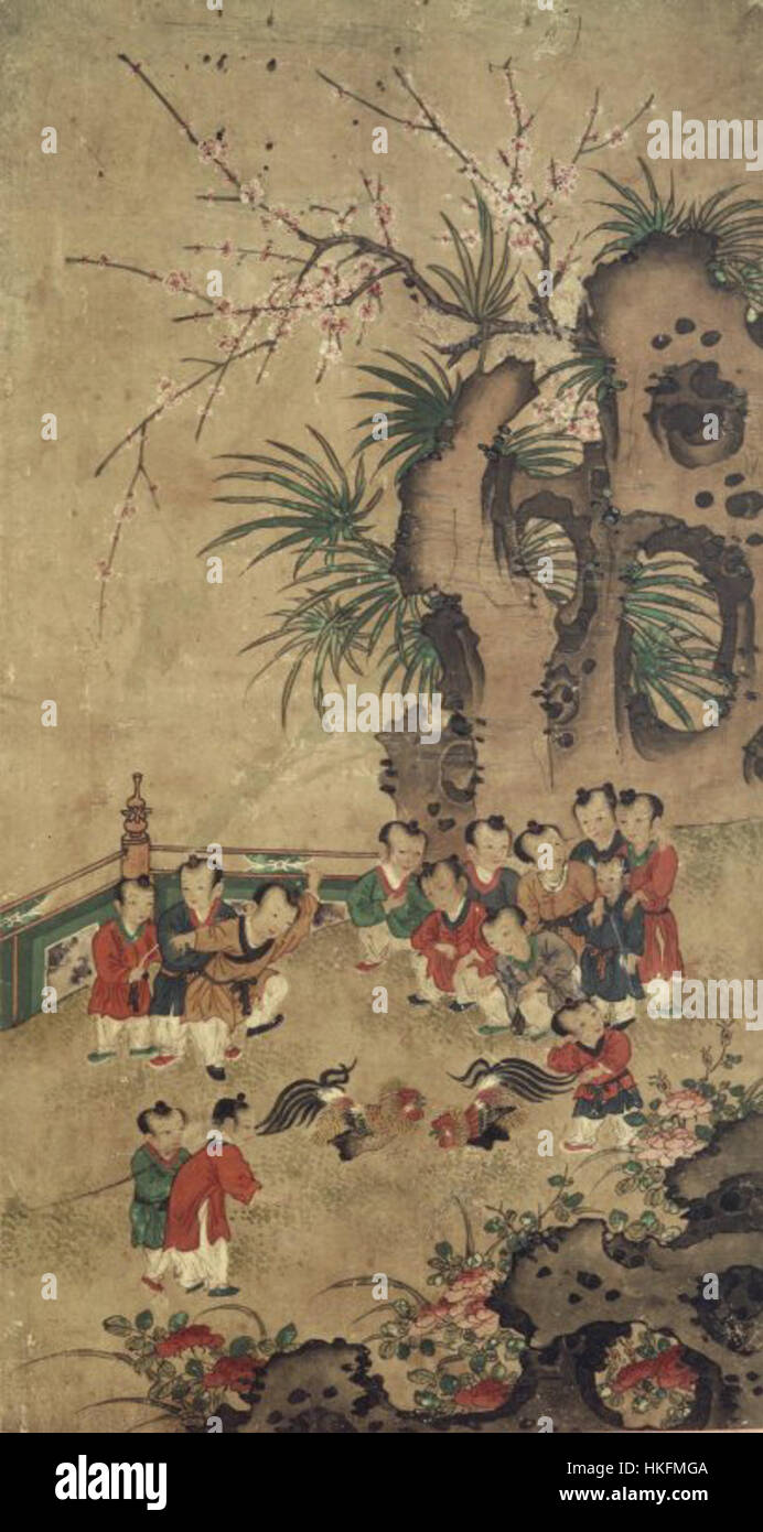"Cento bambini" è un'opera d'arte ospitata al Brooklyn Museum, che raffigura l'innocenza e la vitalità dei bambini attraverso un ritratto collettivo. Il pezzo cattura la diversità e l'unità dell'infanzia in un ambiente pubblico. Foto Stock