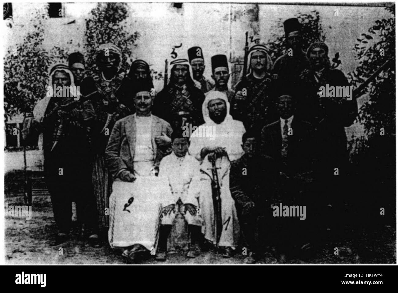Mohammad al Achmar nel 1925 Foto Stock