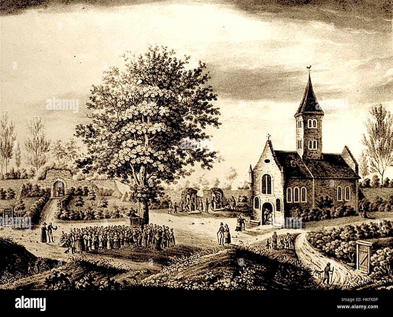 L'Aureuskapelle è una notevole struttura architettonica nota per il suo significato storico e l'importanza religiosa. Si erge come simbolo dell'arte e dell'architettura barocca, spesso associata alle tradizioni religiose e culturali. Foto Stock