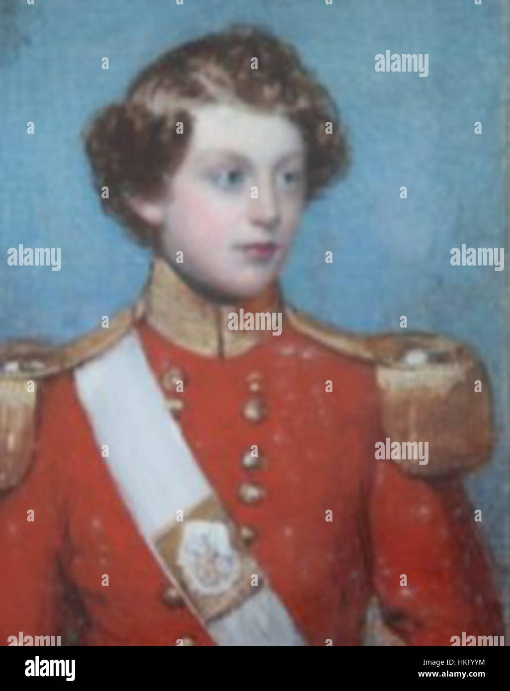 Una rappresentazione digitale dell'opera di William Plummer Gaskell, che mostra una reinterpretazione moderna dei suoi soggetti storici. Il pezzo mantiene l'essenza della pittura tradizionale mentre esplora nuove tecniche digitali. Foto Stock