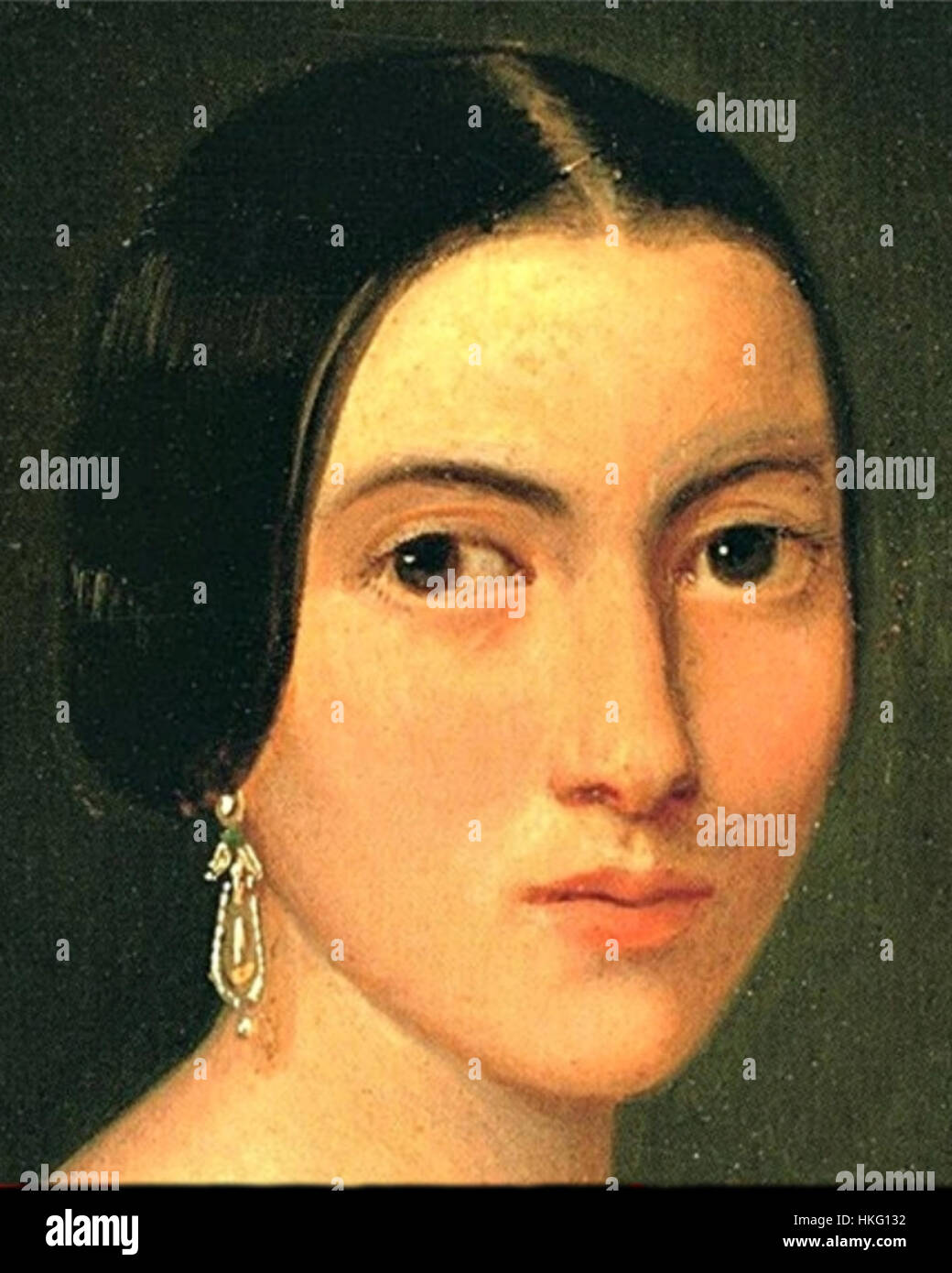 Giuseppa Strepponi, soprano italiana nata nel 1835, è stata una figura dell'opera, particolarmente nota per la sua associazione con le opere del compositore italiano Giuseppe Verdi. Foto Stock