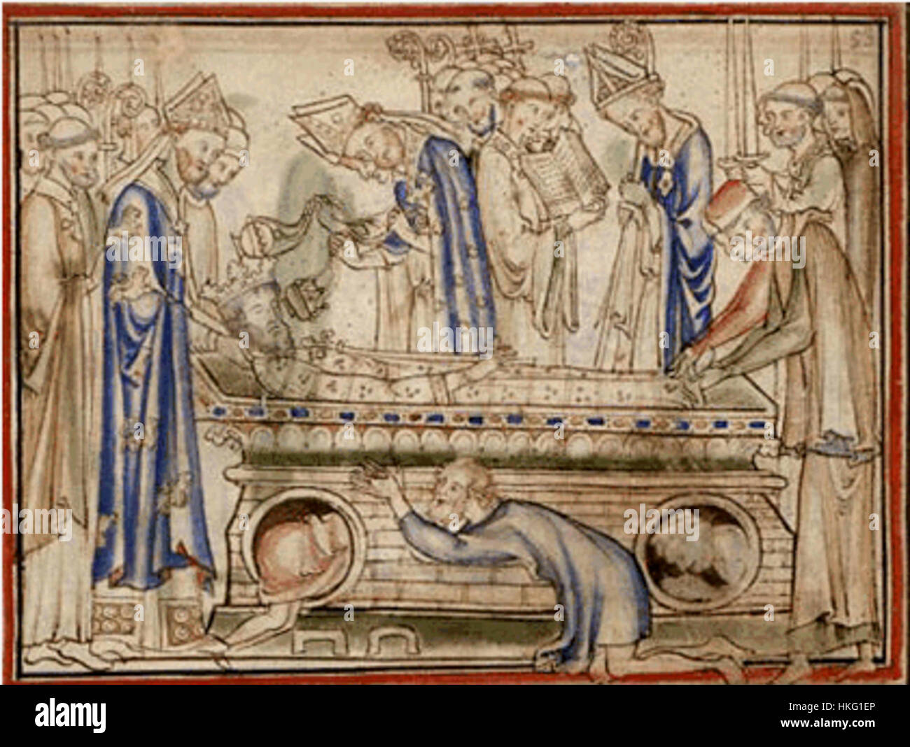 Il dipinto "Eddeath" è un esempio di arte espressiva e storica, anche se poco è documentato sulle sue origini o artista. È notevole per la sua composizione artistica e lo stile specifico del periodo. Foto Stock