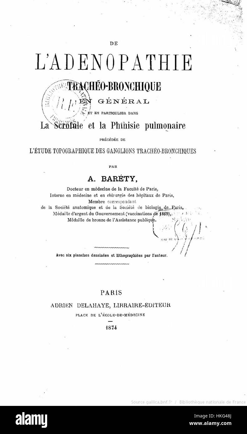 Il dipinto intitolato "Barety Adenopathie" esplora i complessi temi della malattia e dell'anatomia attraverso la bella arte. Si tratta di un vecchio dipinto ad olio che riflette interpretazioni artistiche storiche. Foto Stock