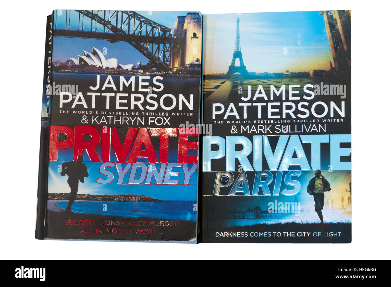James Patterson libri in brossura privato e Sydney Parigi privato Foto Stock