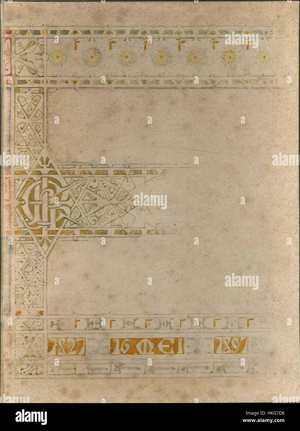 L'album Gebonden Met handtekeningen presenta una collezione di firme e opere d'arte, ospitate a Cuypershuis. La copertina è un'opera d'arte in sé, raffigurante un significato storico e conservando un'opera di patrimonio culturale del periodo. Foto Stock