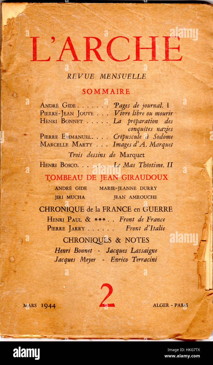 Questo dipinto, intitolato "l'Arche no2 Mars 1944", fa parte di una serie che riflette la vita durante la seconda guerra mondiale. Cattura un momento cruciale durante la guerra, incapsulando le difficoltà e la resilienza dell'epoca. Foto Stock