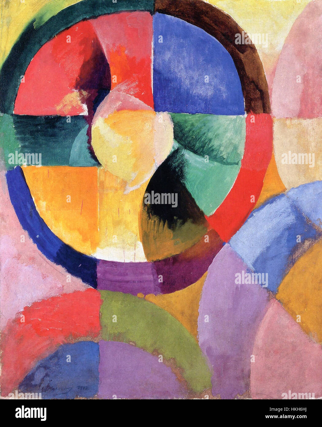 Robert Delaunay forme circolari, Sun n. 1 1912 13 Wilhelm Hack Museum Foto Stock