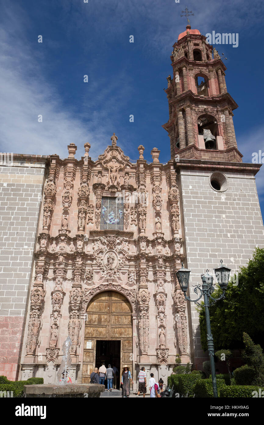 Chiesa di San Miguel de Aallende, Messico Foto Stock