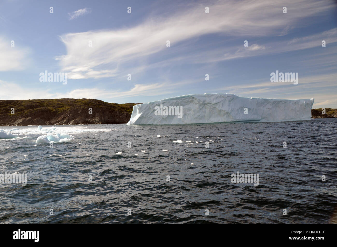 Iceberg vicino a San Antonio, Terranova Foto Stock