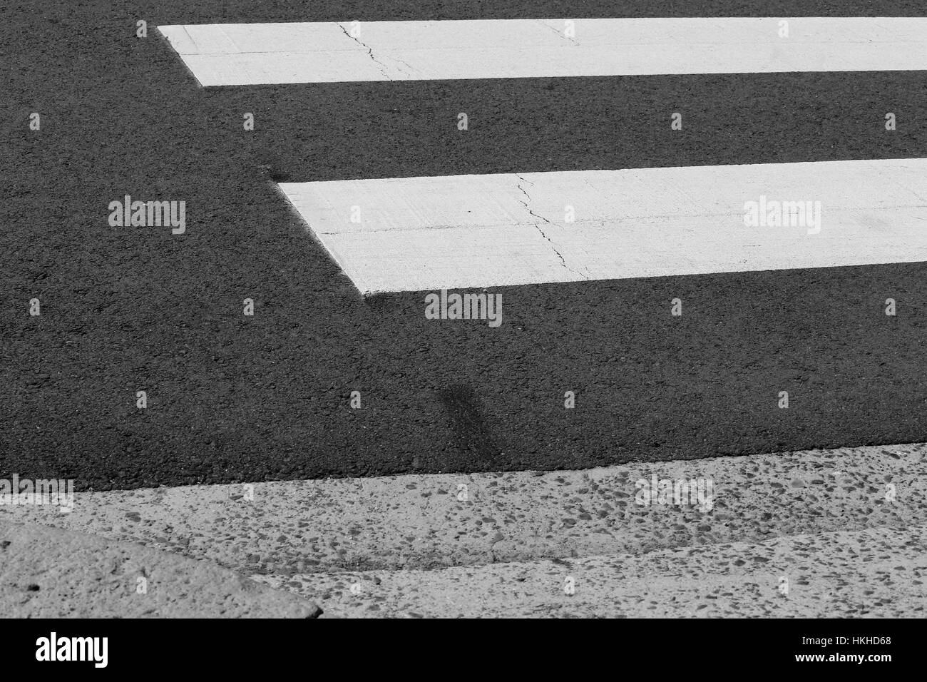 Zebra Street attraversamento Foto Stock