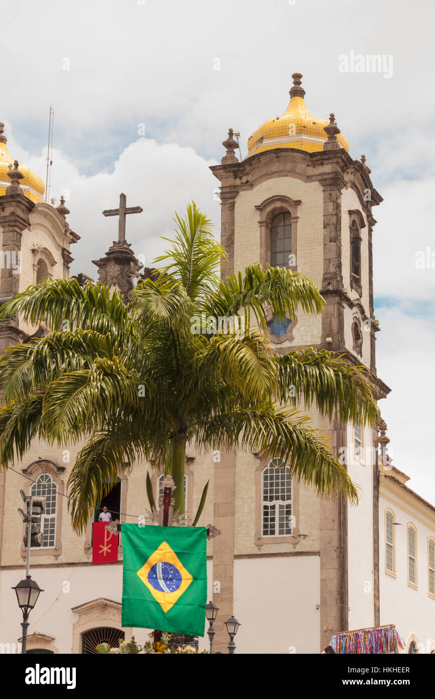 Bonfim è immagine di Dio, arrivando alla sua chiesa Salvador, Bahia Foto Stock