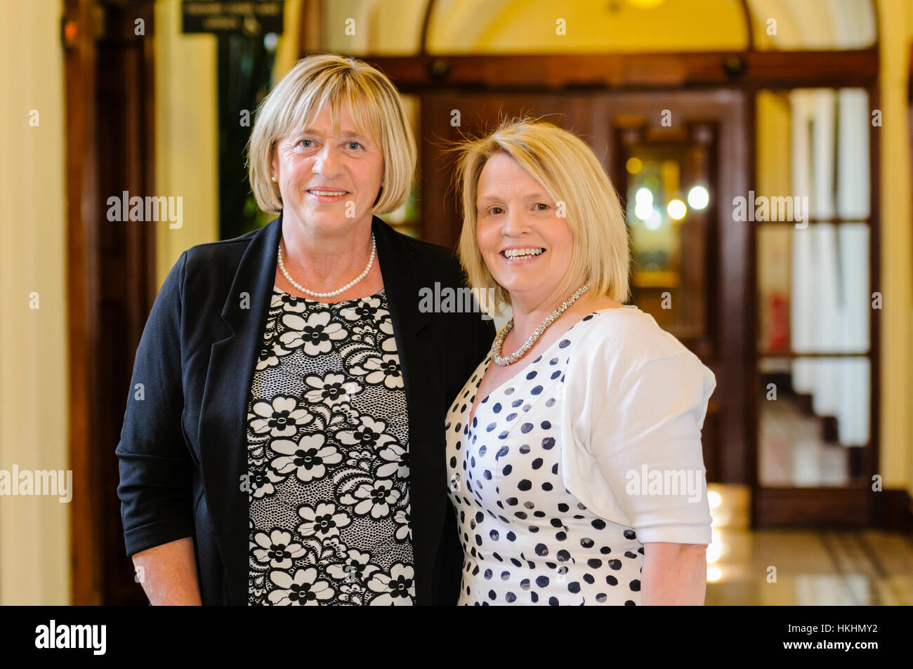 DUP Belfast City Assessore Aileen Graham. Foto Stock