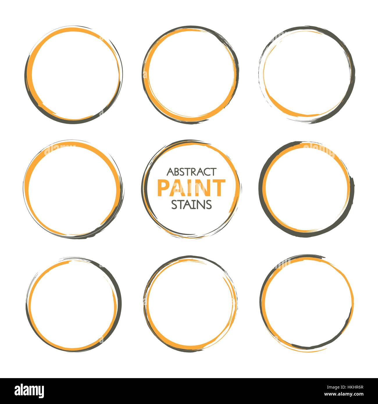 Abstract macchie di vernice Illustrazione Vettoriale