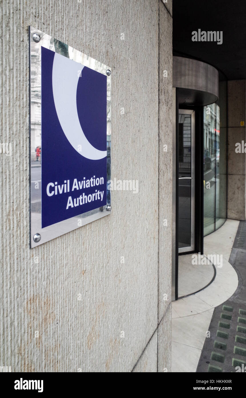 Civil Aviation Authority o sede centrale CAA a Londra Foto Stock