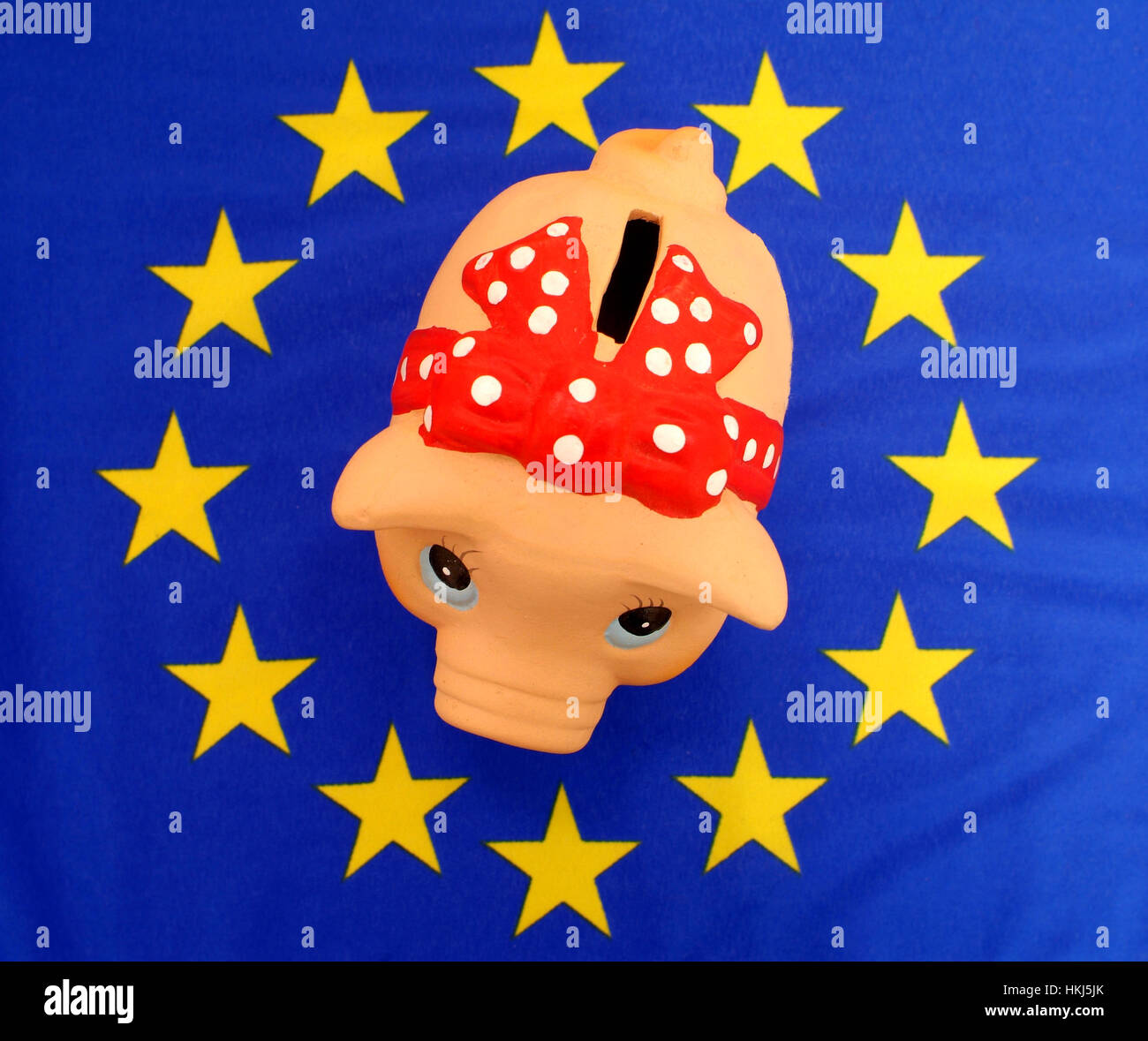 Simbolico per sovvenzione UE Foto Stock
