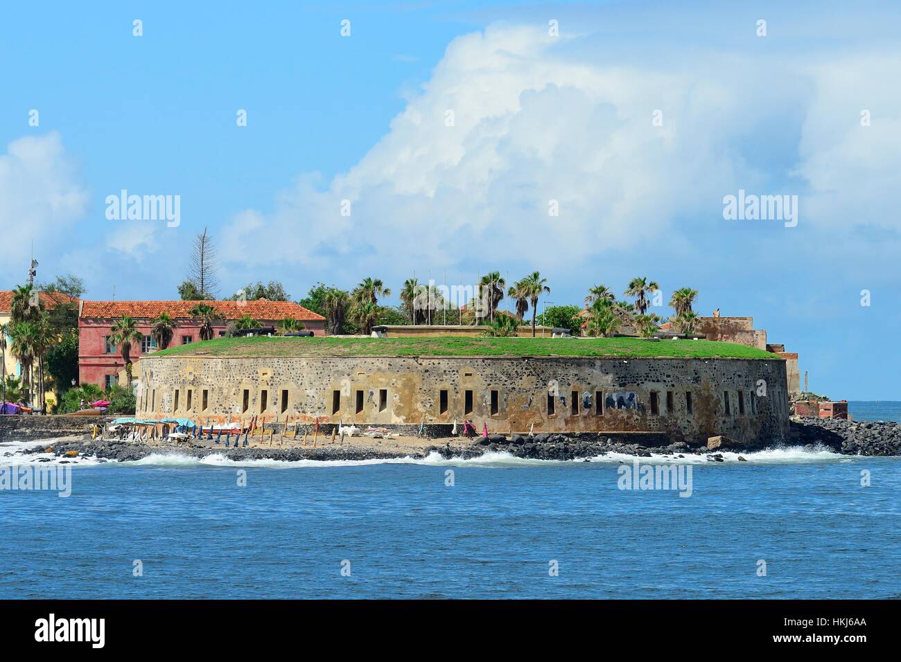 Fort d'Estrées, slave island, Île de Gorée, Dakar, Senegal Foto Stock