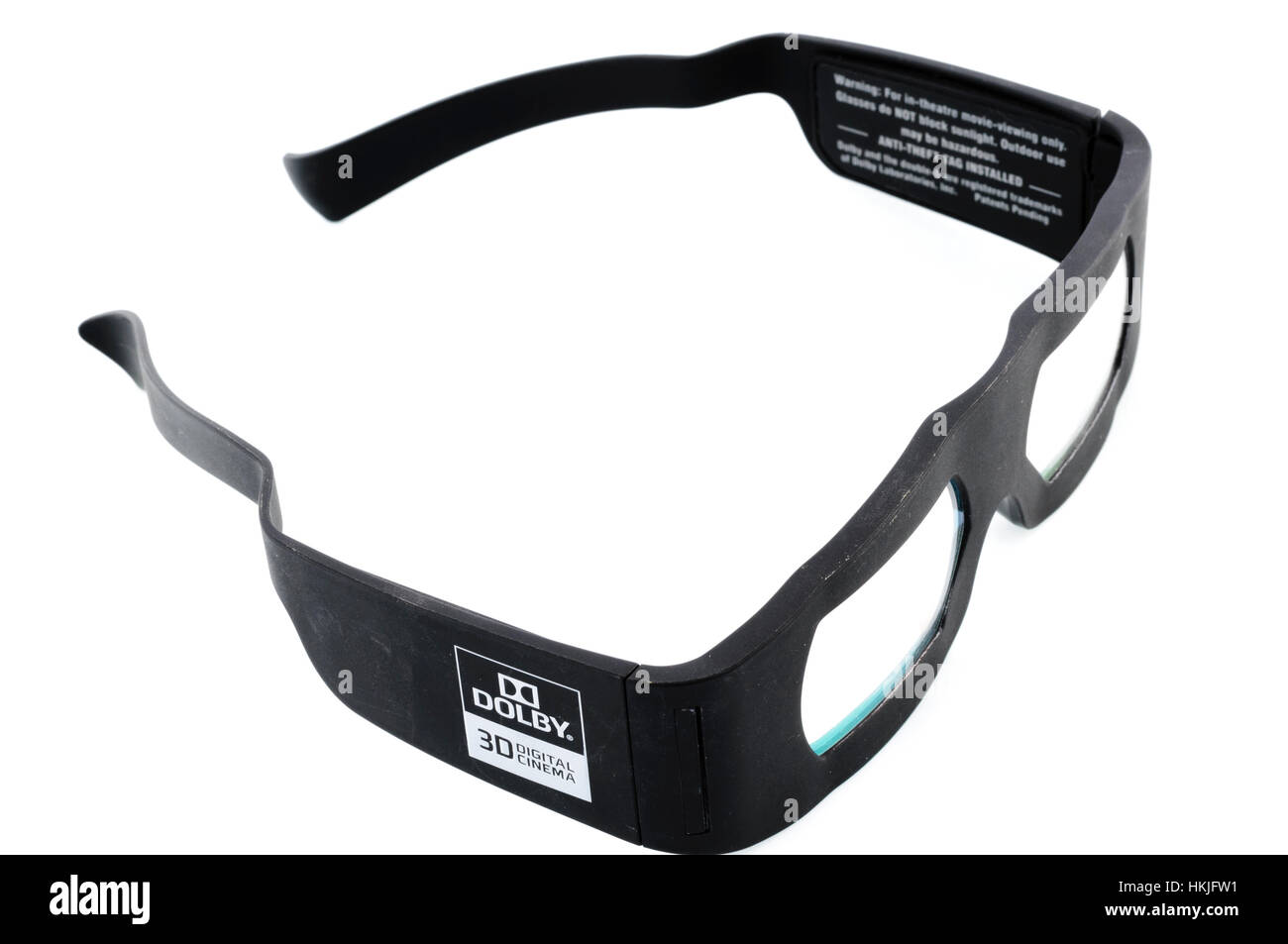 3D Dolby Digital cinema occhiali filmato Foto Stock