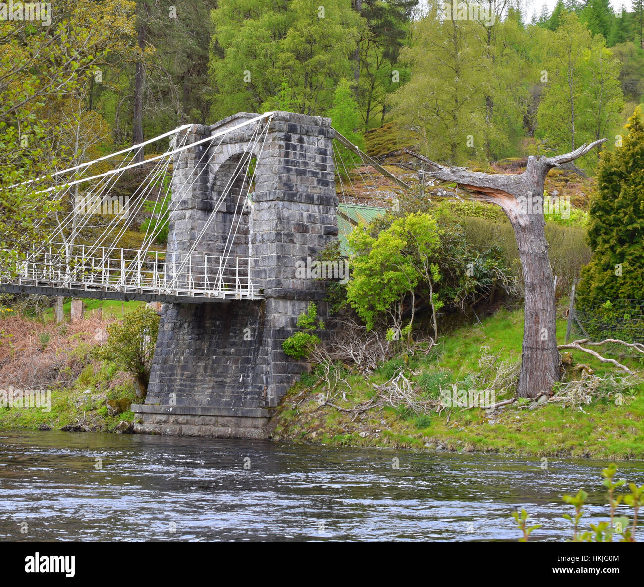 Ponte di Oich, Scozia Foto Stock