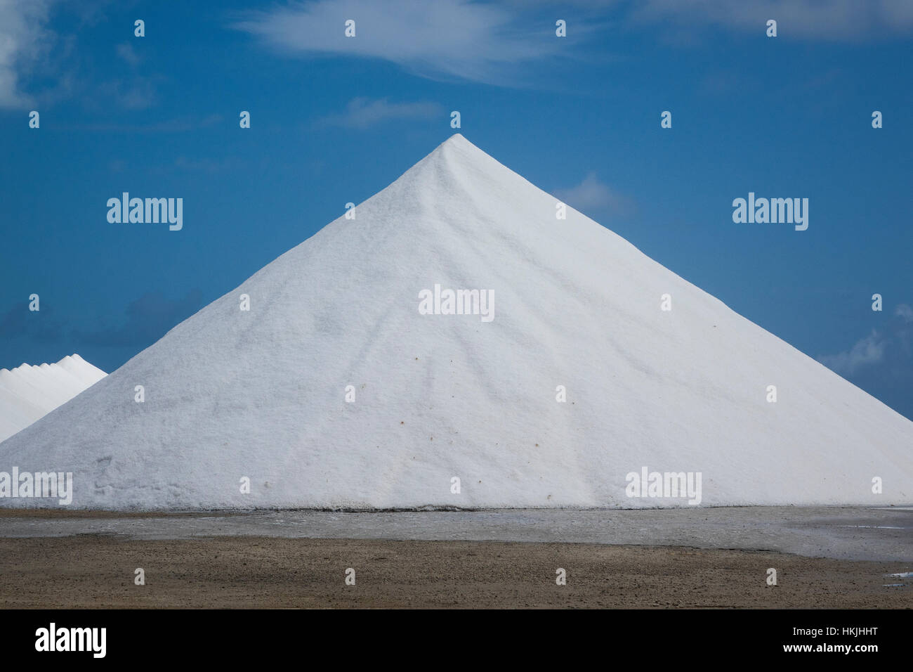 Bonaire, piramide di sale Foto Stock