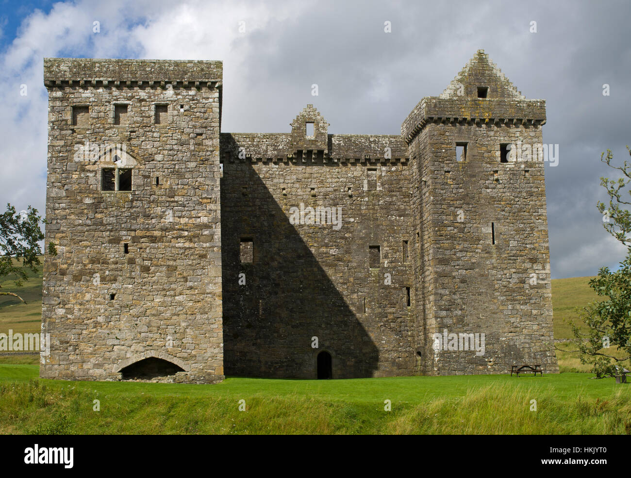 Hermitage Castle Scozia UK Foto Stock