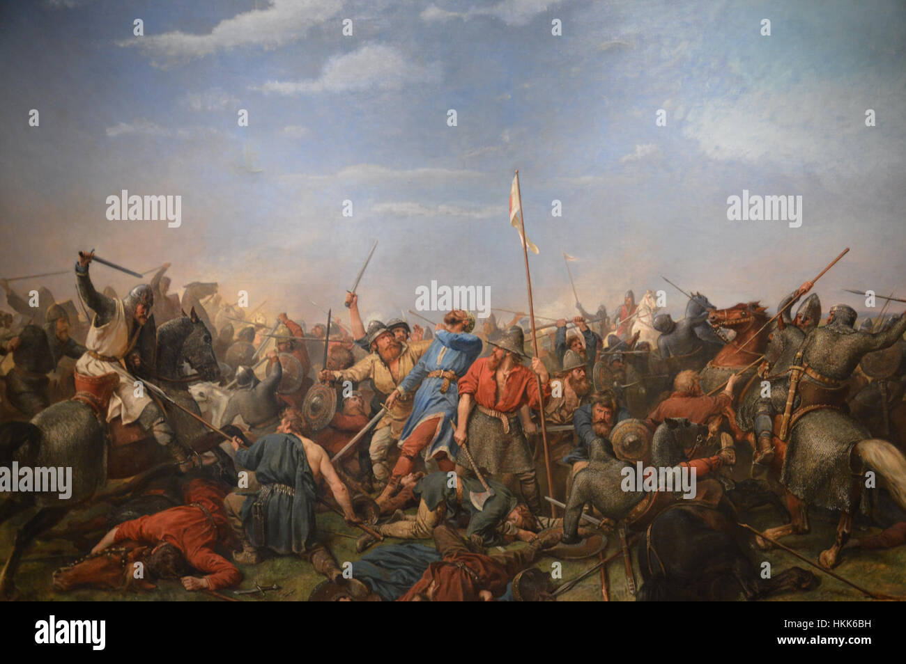 Arbo - La battaglia di Stamford Bridge (1870) Foto Stock