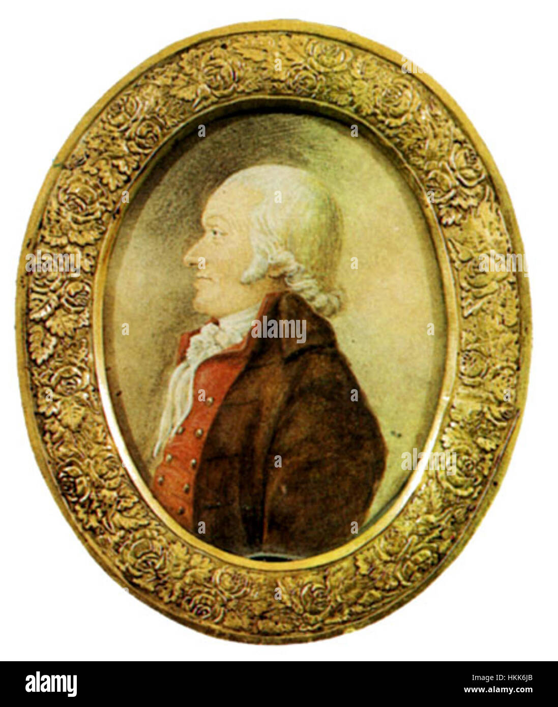 Un ritratto di Andrej Iwanowich Tolstoj, una figura notevole nella storia dell'arte russa. Questo dipinto cattura l'essenza del tempo di Tolstoj, contribuendo all'eredità dell'arte classica russa. Foto Stock