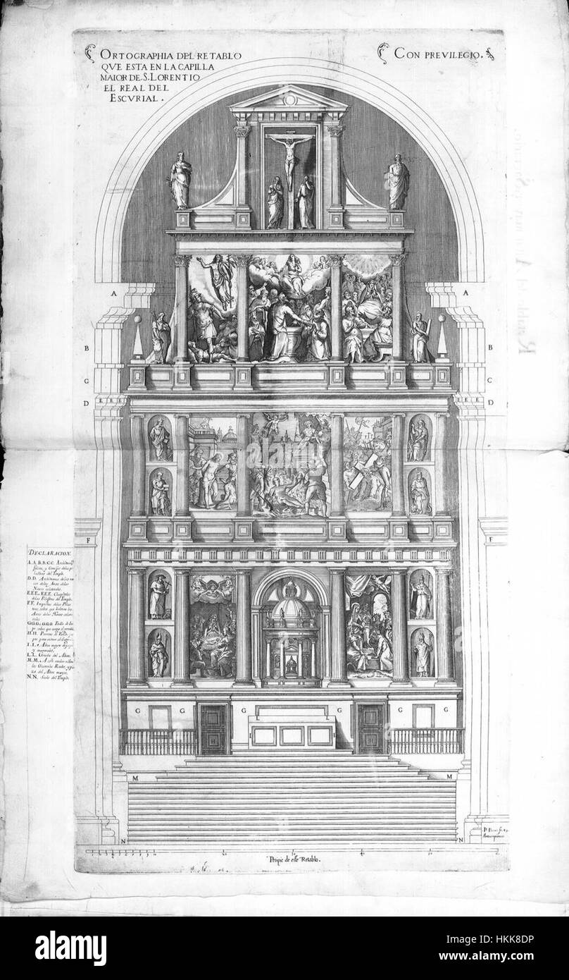 Questa incisione, identificata dal numero 754 grabado 13275 10, è un'opera d'arte dettagliata, che mostra l'abilità dell'artista in linea e ombreggiatura. Riflette le complesse tecniche utilizzate nella stampa e lo stile dell'epoca. Foto Stock