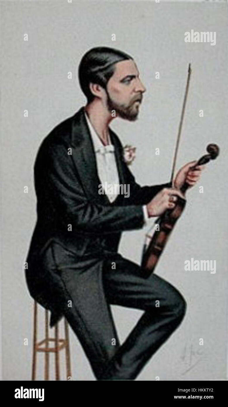 Questa caricatura del Duca di Edimburgo dalla rivista Vanity Fair, pubblicata il 10 gennaio 1874, cattura il lato umoristico e satirico della figura reale, comune nella rappresentazione delle figure pubbliche da parte del periodico. Foto Stock