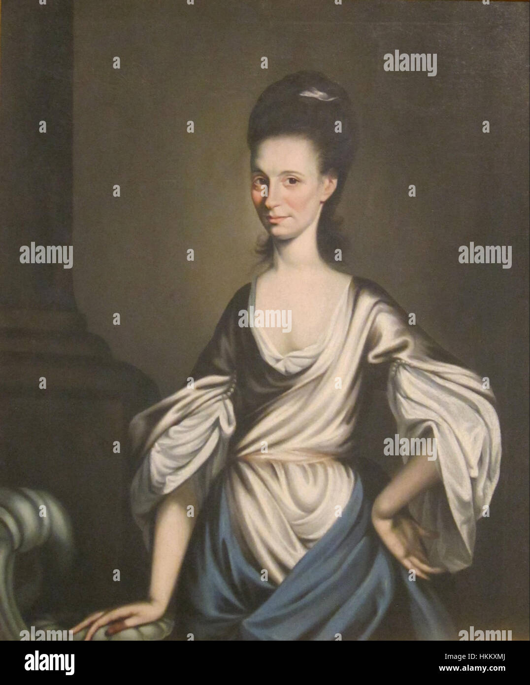 " Ritratto di una giovane donna", attribuito a Samuel King, Dayton Art Institute Foto Stock