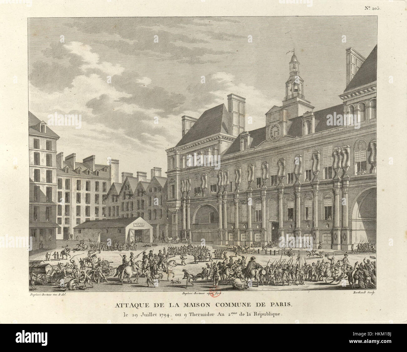 L'Attaque de la Maison Commune de Paris raffigura gli eventi violenti della comune di Parigi del 1871, un momento significativo nella storia rivoluzionaria francese. La grafica riflette l'intensità e i disordini del tempo. Foto Stock