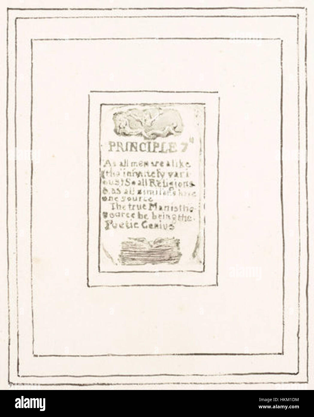 Questa illustrazione, *ARO Plate 10 (Principal 7d)*, presenta un disegno tecnico relativo a un progetto tecnico, che illustra i piani e le specifiche dettagliate di un sistema avanzato. Foto Stock