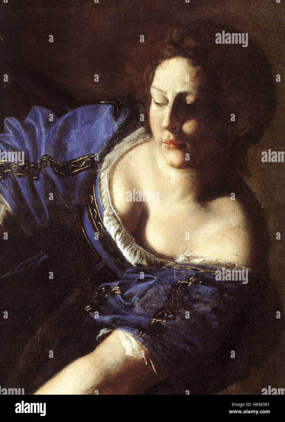 Artemisia Gentileschi - Judith decapitazione Oloferne (dettaglio) - WGA8564 Foto Stock