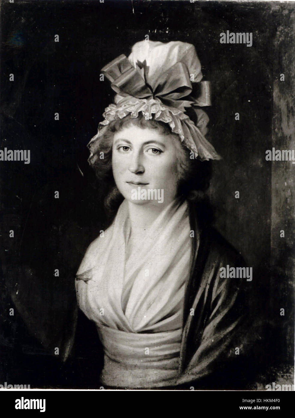 Questo ritratto di Kucharski cattura un individuo in uno stile classico, mostrando la capacità dell'artista di rappresentare l'espressione e il carattere umani. Il pezzo è un esempio di ritrattistica raffinata, che mette in evidenza la resa dettagliata del volto e dell'abbigliamento del soggetto. Foto Stock